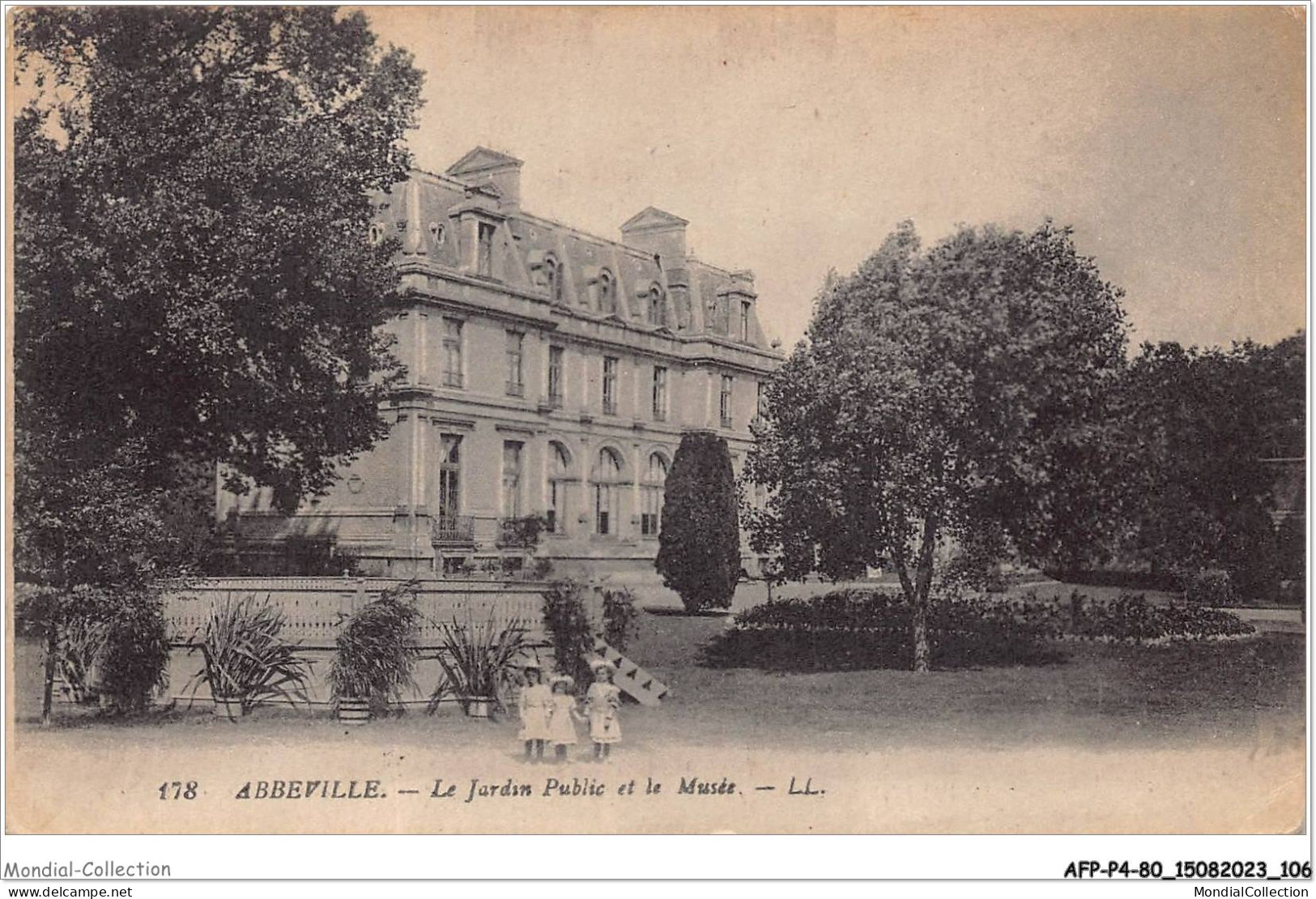 AFPP4-80-0357 - ABBEVILLE - Le Jardin Public Et Le Museé - Abbeville