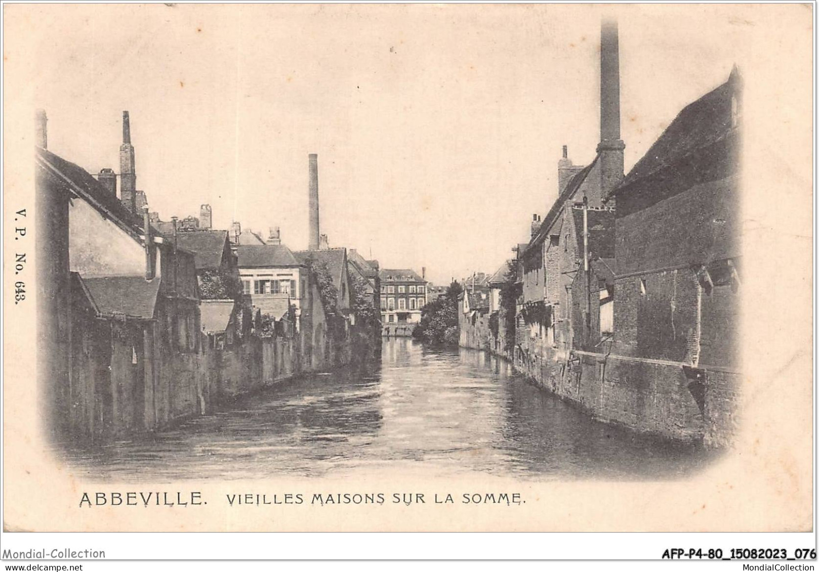 AFPP4-80-0342 - ABBEVILLE - Vieilles Maisons Sur La Somme - Abbeville