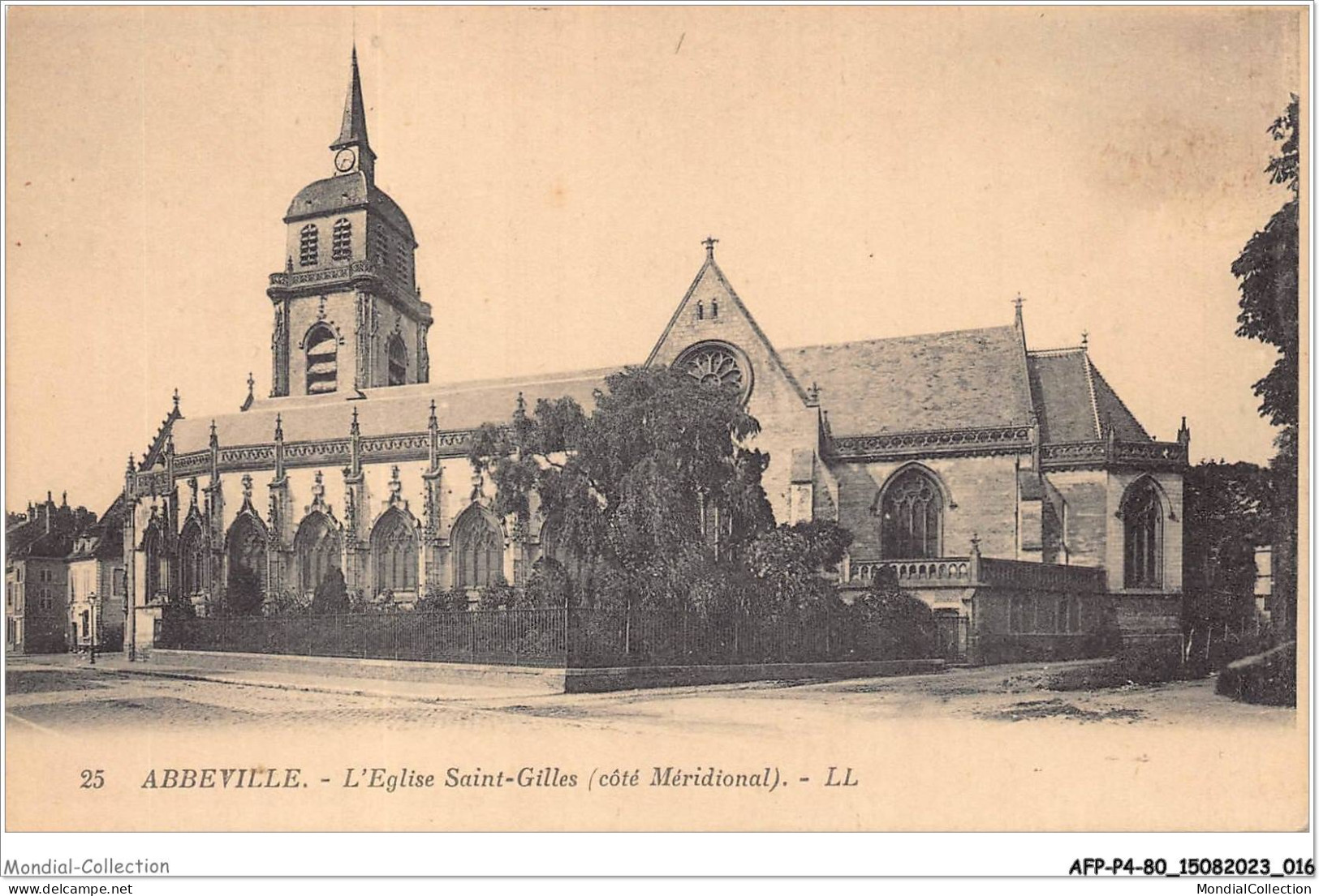 AFPP4-80-0312 - ABBEVILLE - L'eglise Saint-Gilles - Abbeville