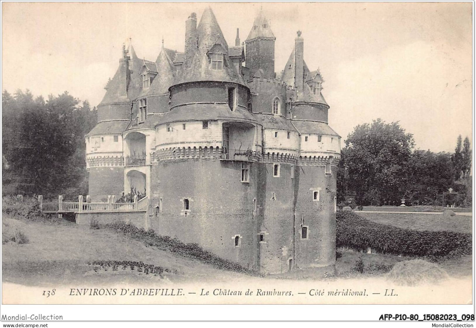 AFPP10-80-0994 - ENVIRONS D'ABBEVILLE - Le Chateau De Rambures - Cote Meridional - Abbeville