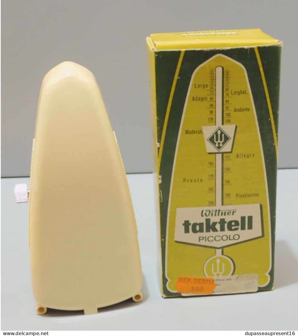 -ANCIEN METRONOME WITTNER TAKTELL PICCOLO Dans Sa Boite ETAT NEUF Musique   E - Altri & Non Classificati