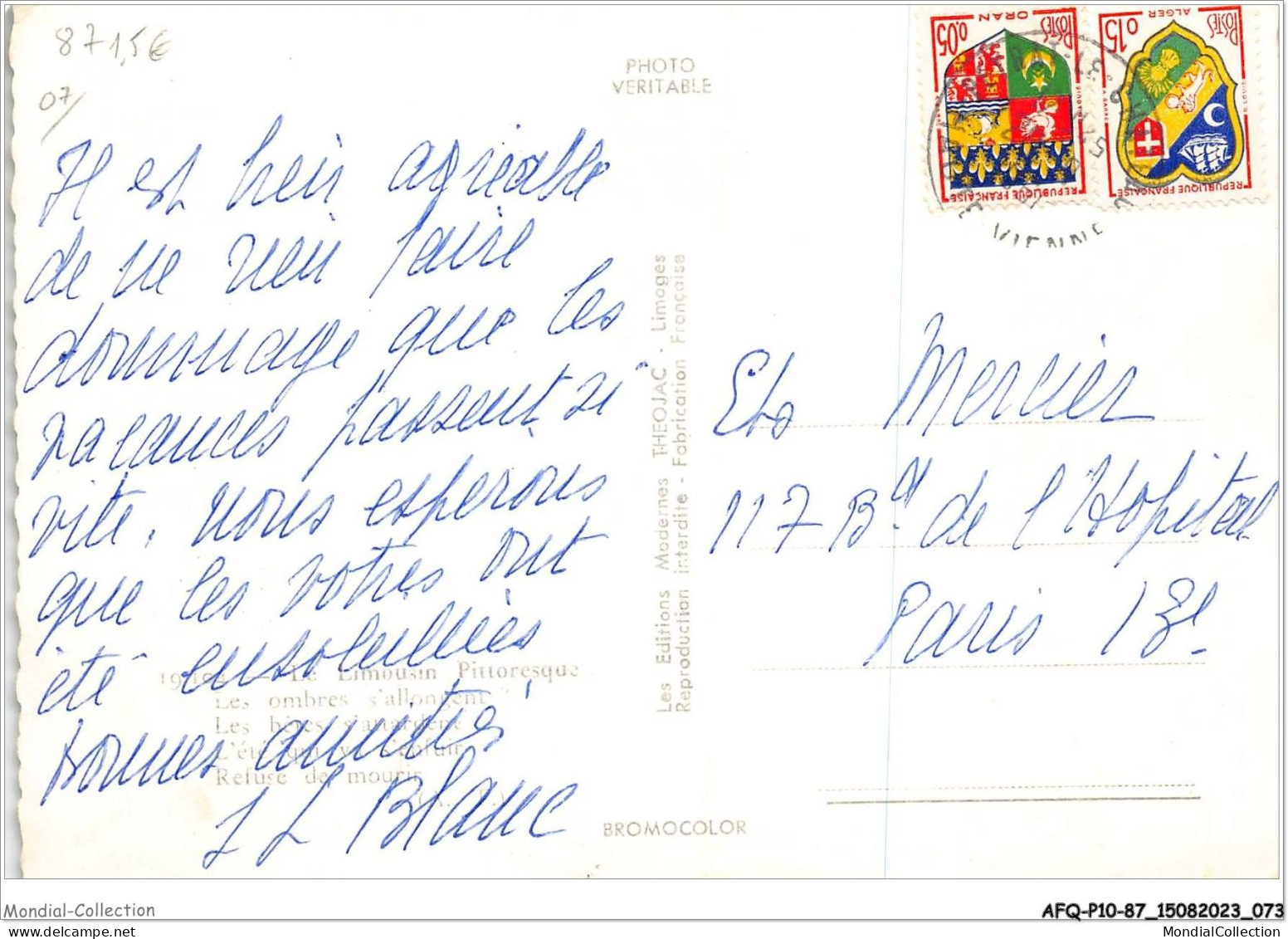 AFQP10-87-0906 - Le Limousin Pittoresque - Les Ombres S'allongent  - Otros & Sin Clasificación
