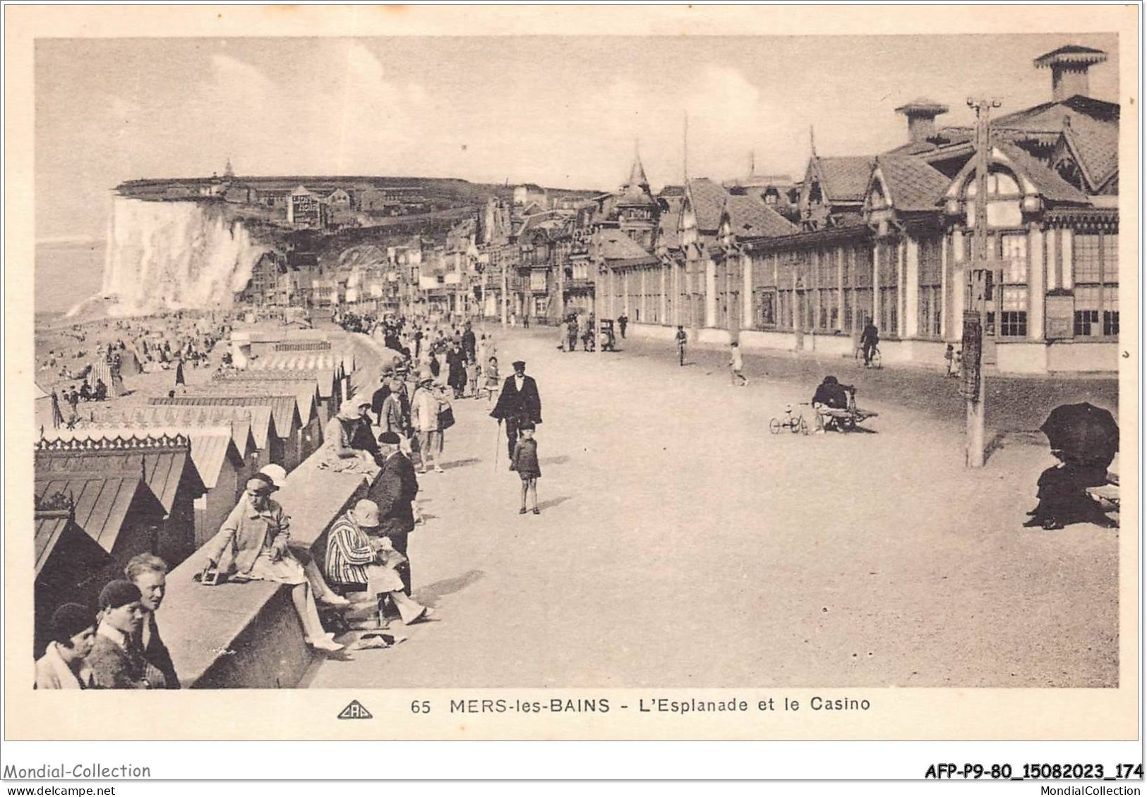AFPP9-80-0928 - MERS-LES-BAINS - L'esplanade Et Le Casino - Mers Les Bains