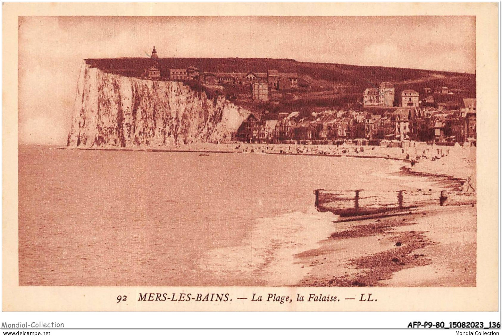 AFPP9-80-0909 - MERS-LES-BAINS - La Plage - Les Falaises - Mers Les Bains