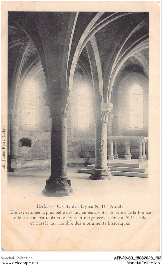 AFPP9-80-0892 - HAM - Crypte De L'eglise - Ham