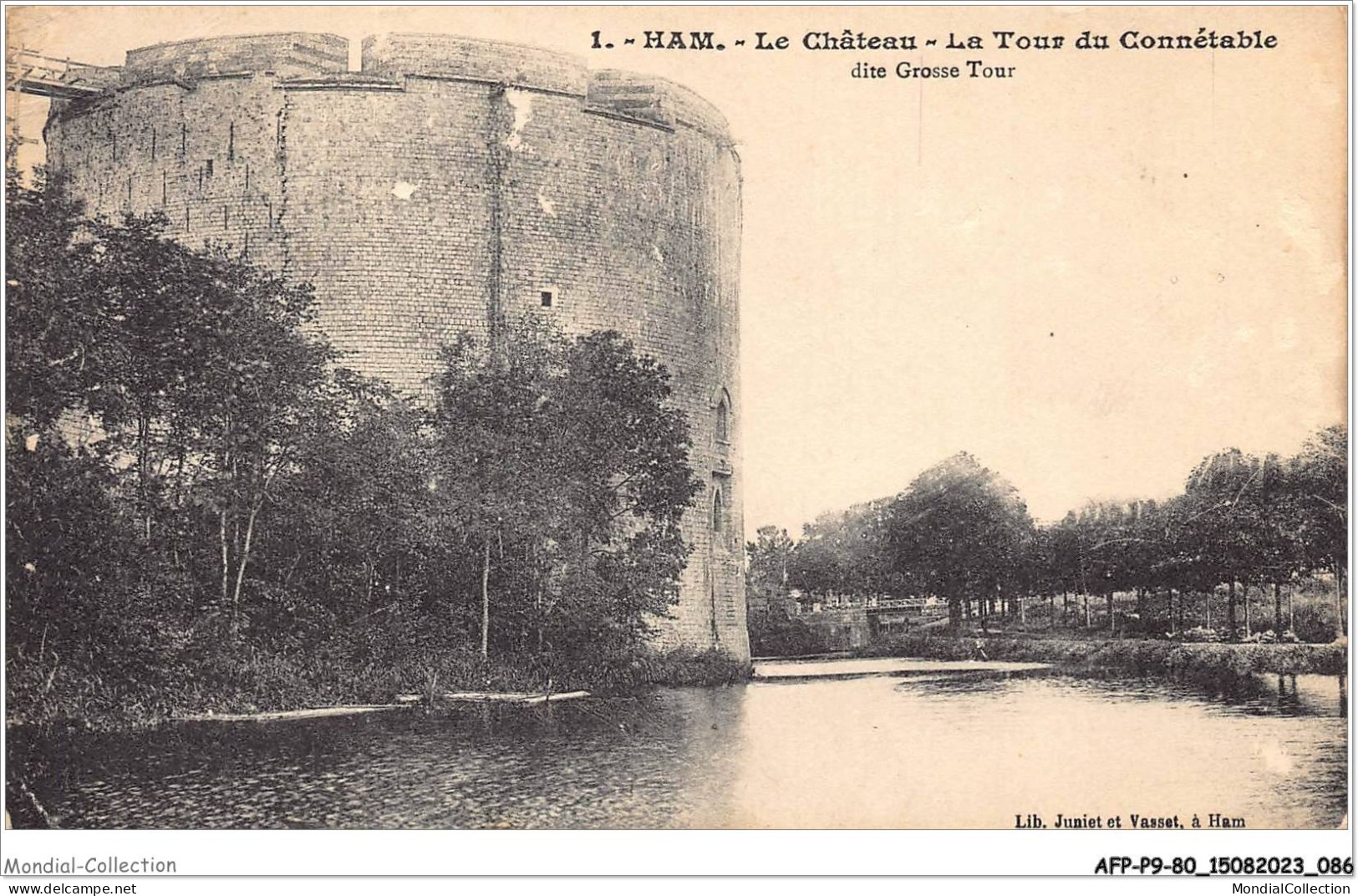 AFPP9-80-0884 - HAM - Le Chateau - La Tour Du Connetable - Dite Grosse Tour - Ham