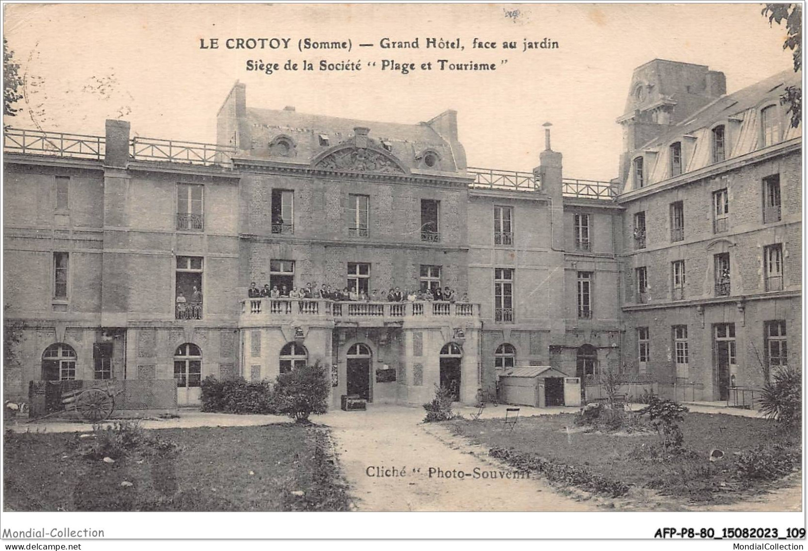 AFPP8-80-0811 - LE CROTOY - Grand Hotel - Face Au Jardin - Siege De La Societe - Plage Et Tourisme - Le Crotoy