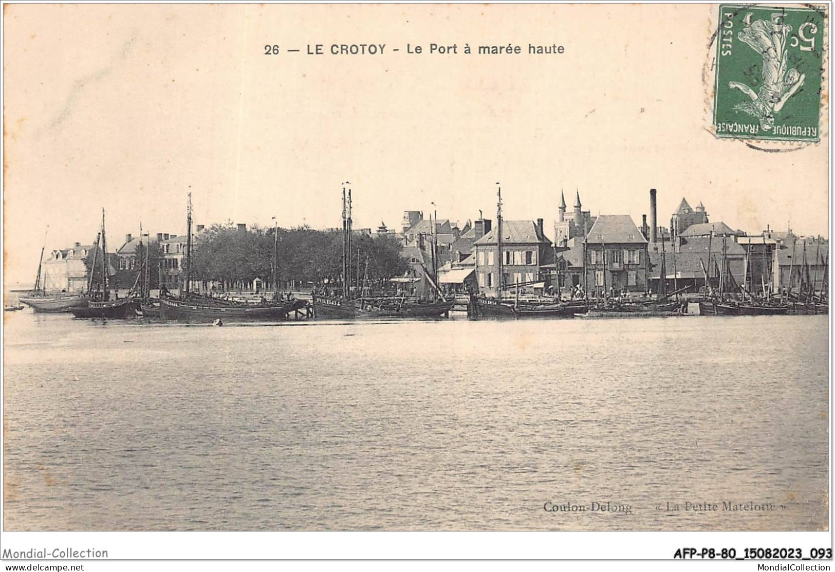 AFPP8-80-0803 - LE CROTOY - Le Port A Marée Haute - Le Crotoy