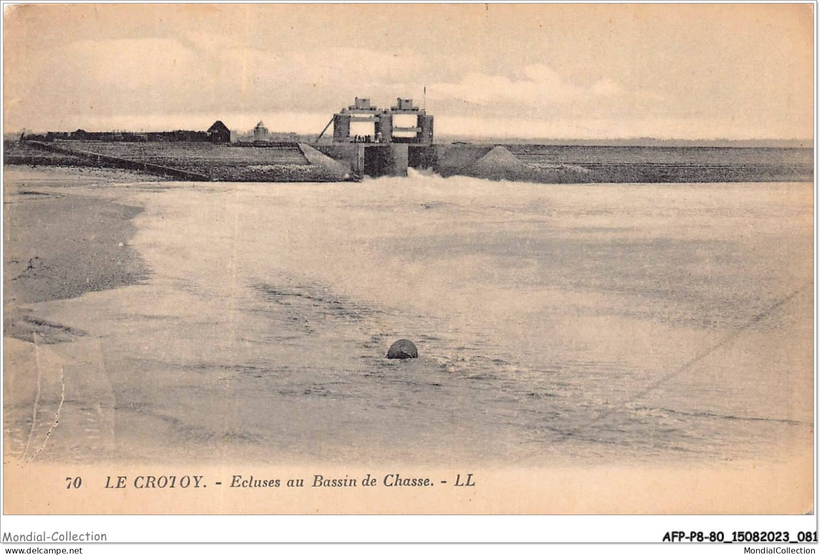 AFPP8-80-0797 - LE CROTOY - Ecluses Au Bassin De Chasse - Le Crotoy