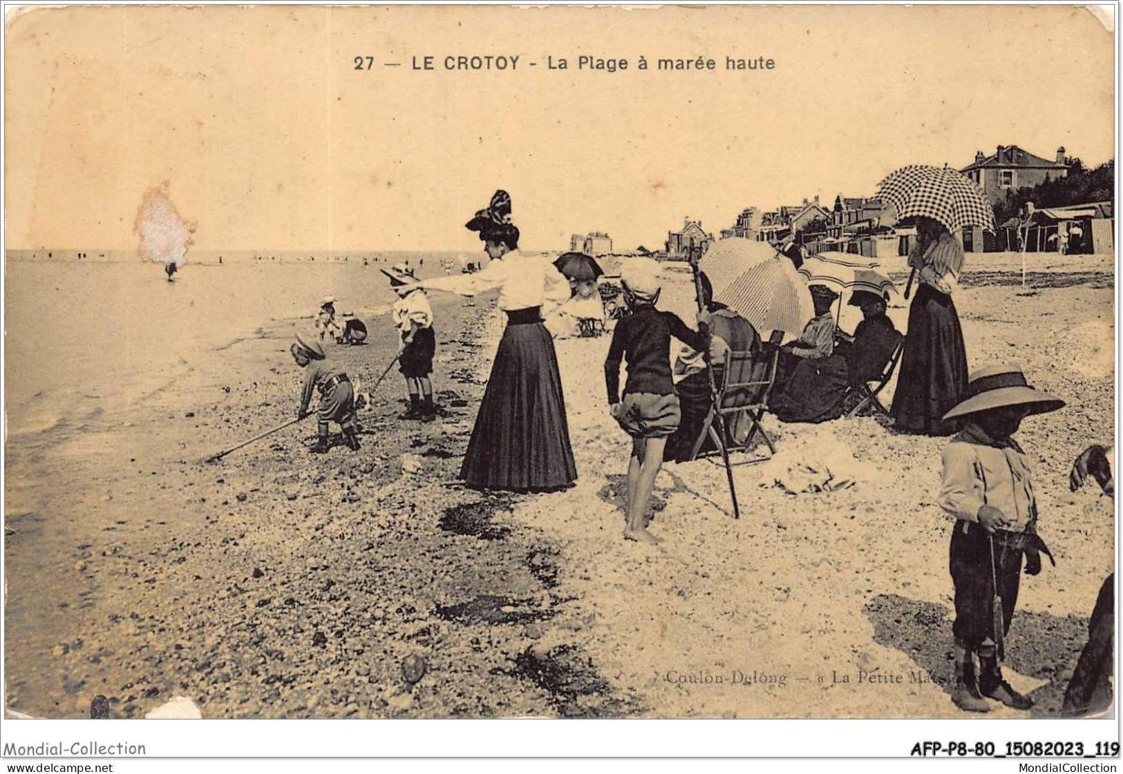 AFPP8-80-0816 - LE CROTOY - La Plage A Marée Haute - Le Crotoy