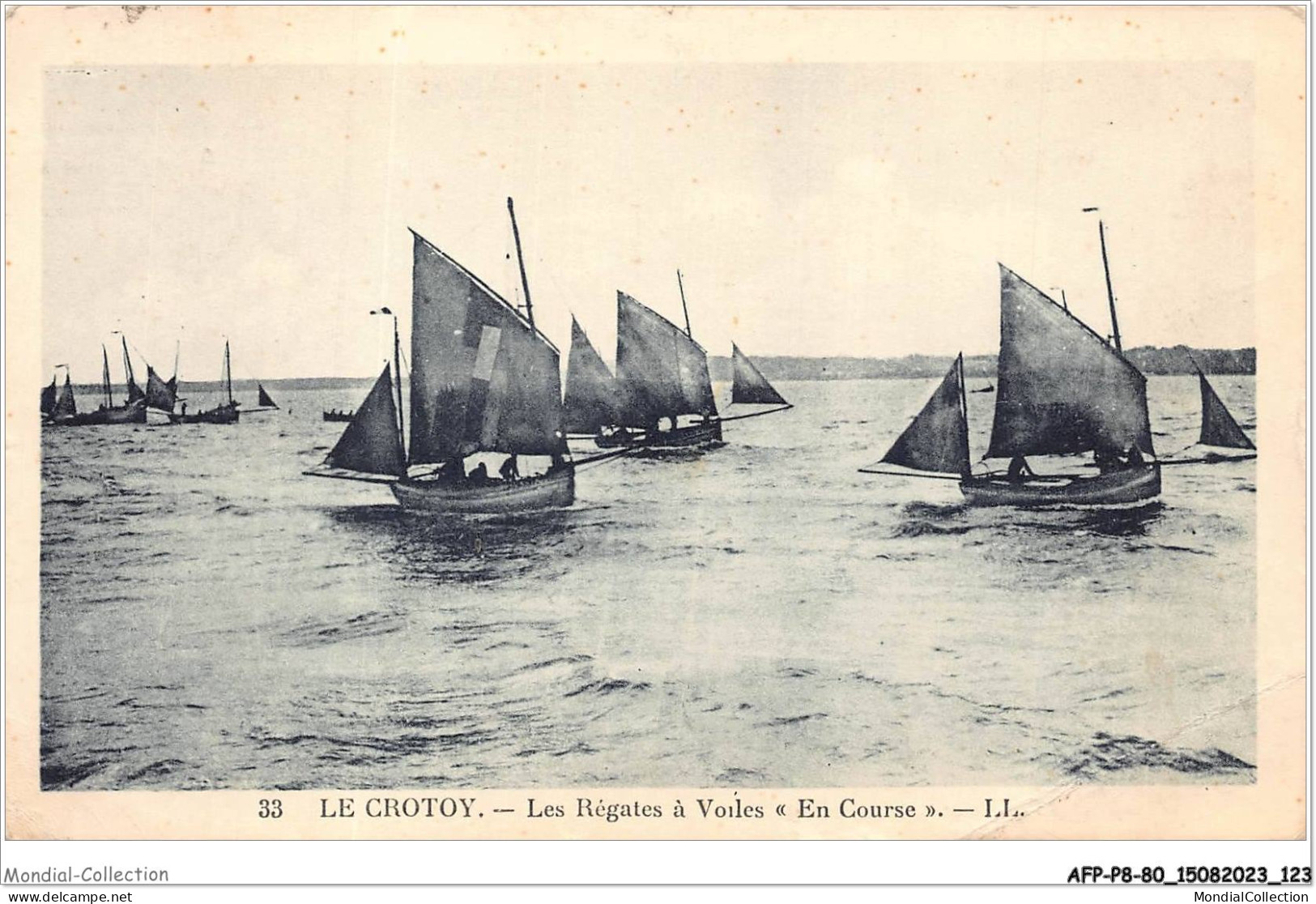 AFPP8-80-0818 - LE CROTOY - Les Regates A Voiles - En Couse - Le Crotoy