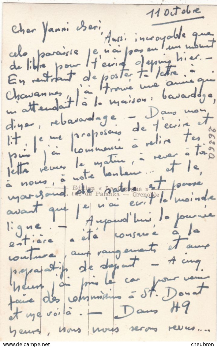 26. SAINT DONNAT SUR L'HERBASSE. CPA. VUE GENERALE. ANNEES 50. + TEXTE - Autres & Non Classés