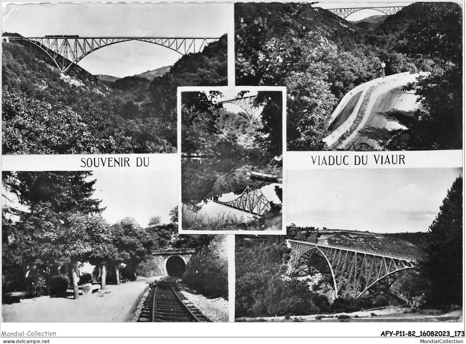 AFYP11-82-1089 - SOUVENIR Du VIADUC DU VIAUR - Tarn Et Aveyron - Le Viaduc Vu Sous Divers Angles  - Sonstige & Ohne Zuordnung