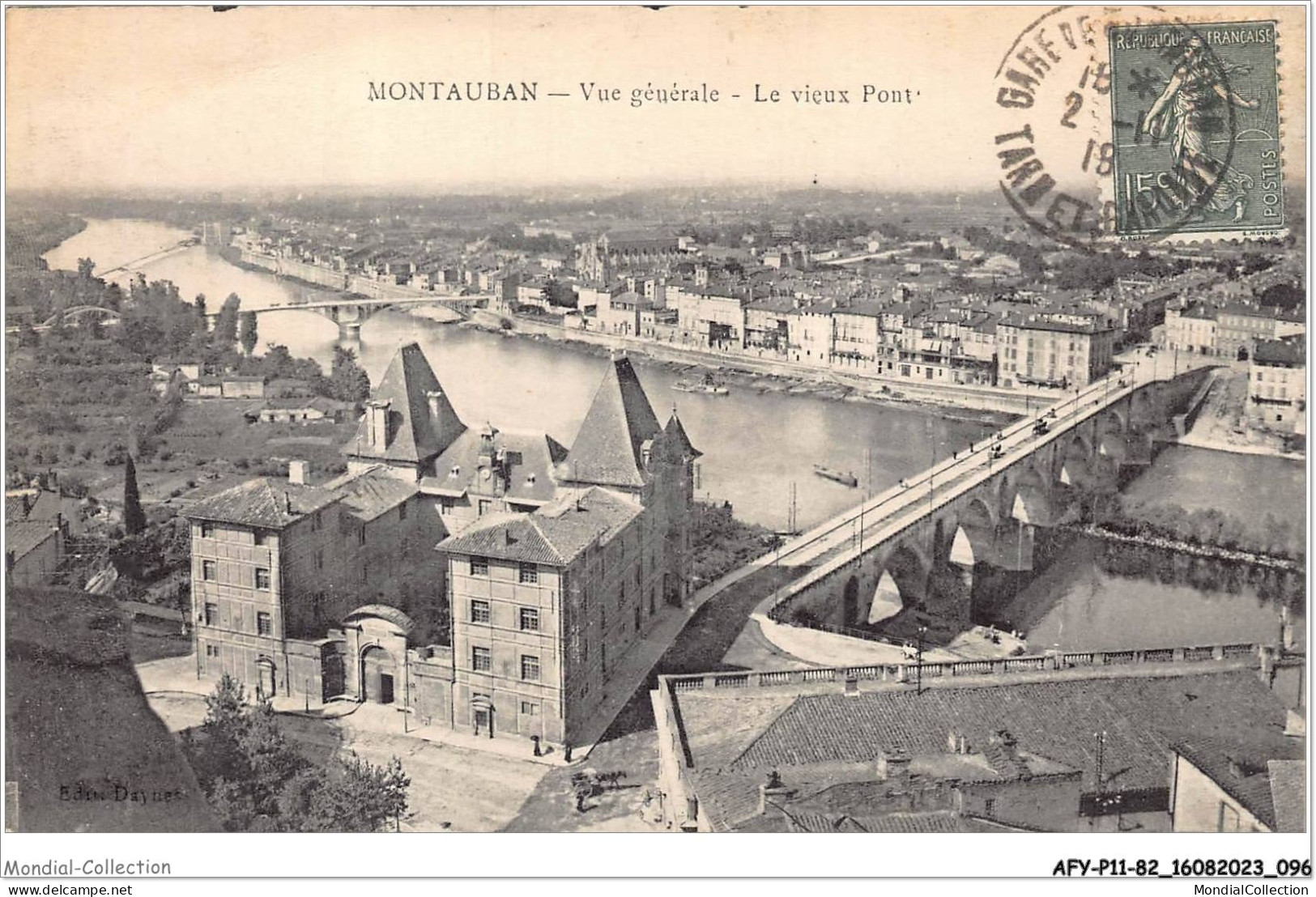 AFYP11-82-1050 - MONTAUBAN - Vue Générale - Le Vieux Pont  - Montauban