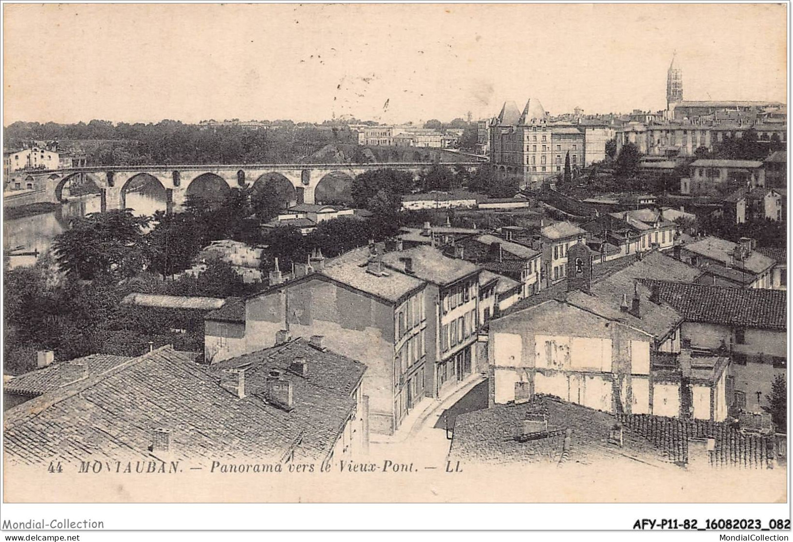AFYP11-82-1043 - MONTAUBAN - Panorama Vers Le Vieux-pont  - Montauban