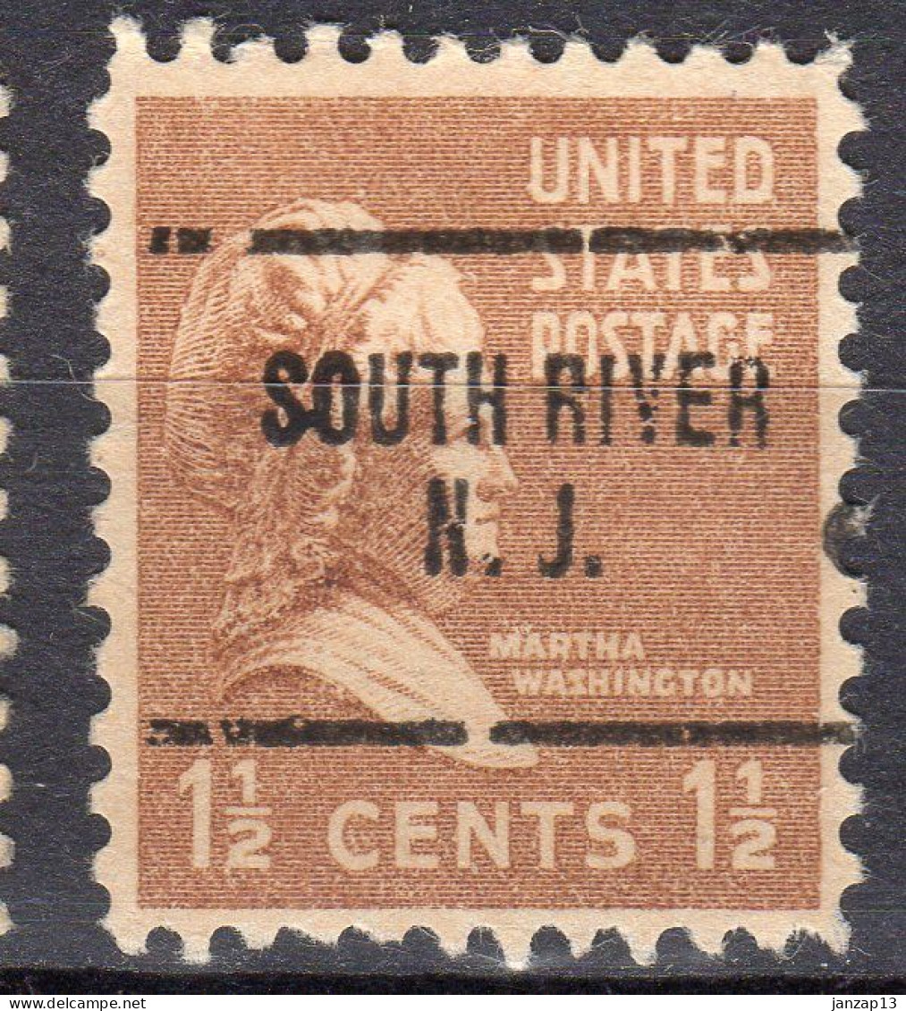 NJ-648; USA Precancel/Vorausentwertung/Preo; SOUTH RIVER (NJ), Type 704 - Vorausentwertungen