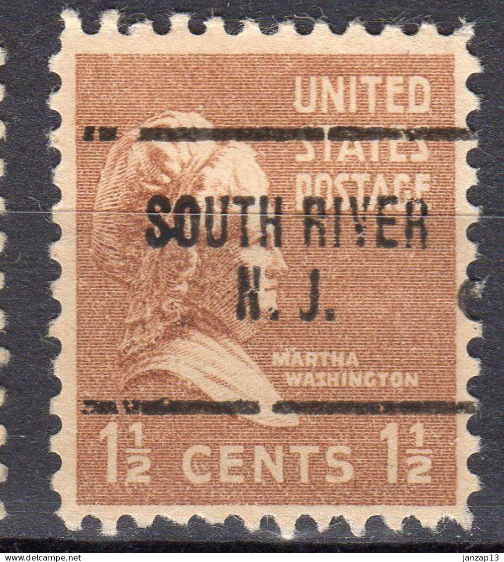 NJ-648; USA Precancel/Vorausentwertung/Preo; SOUTH RIVER (NJ), Type 704 - Préoblitérés