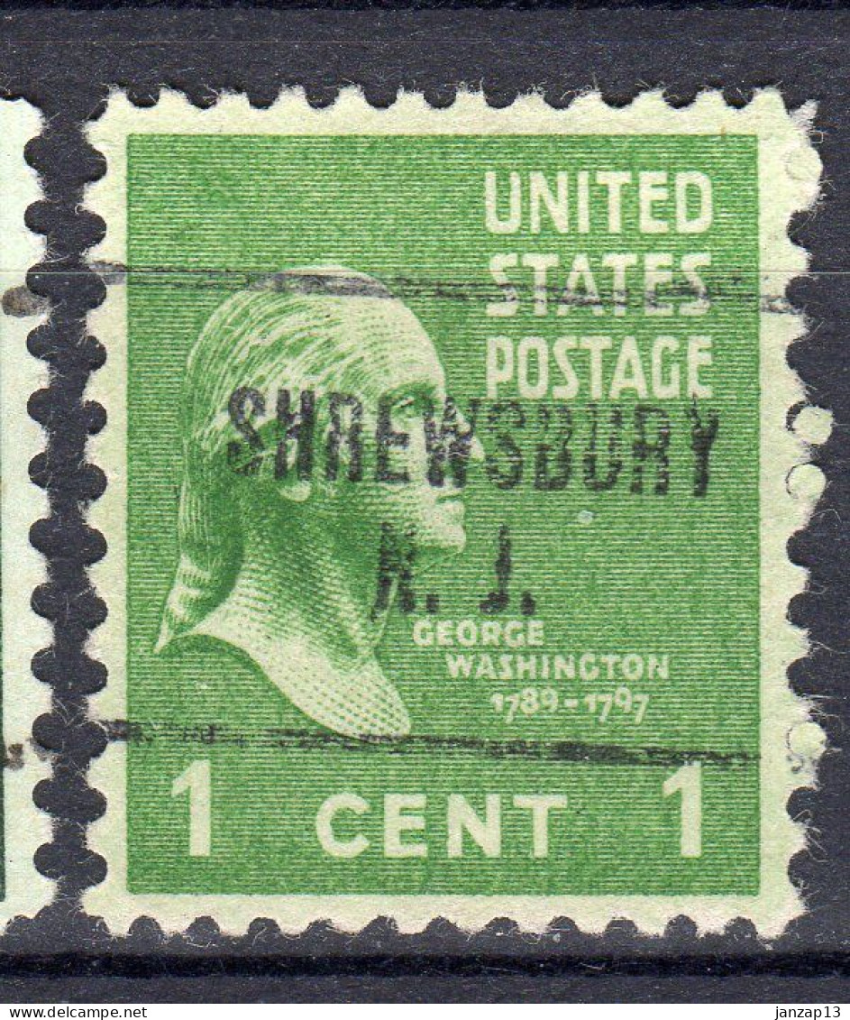 NJ-628; USA Precancel/Vorausentwertung/Preo; SHREWSBURY (NJ), Type 704 - Precancels