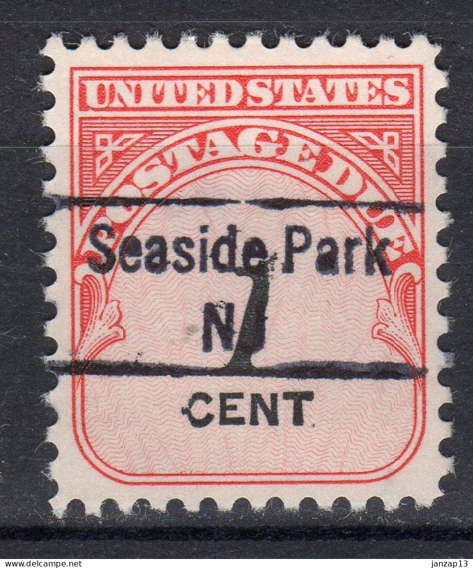 NJ-623; USA Precancel/Vorausentwertung/Preo; SEASIDE PARK (NJ), Type 843 - Vorausentwertungen