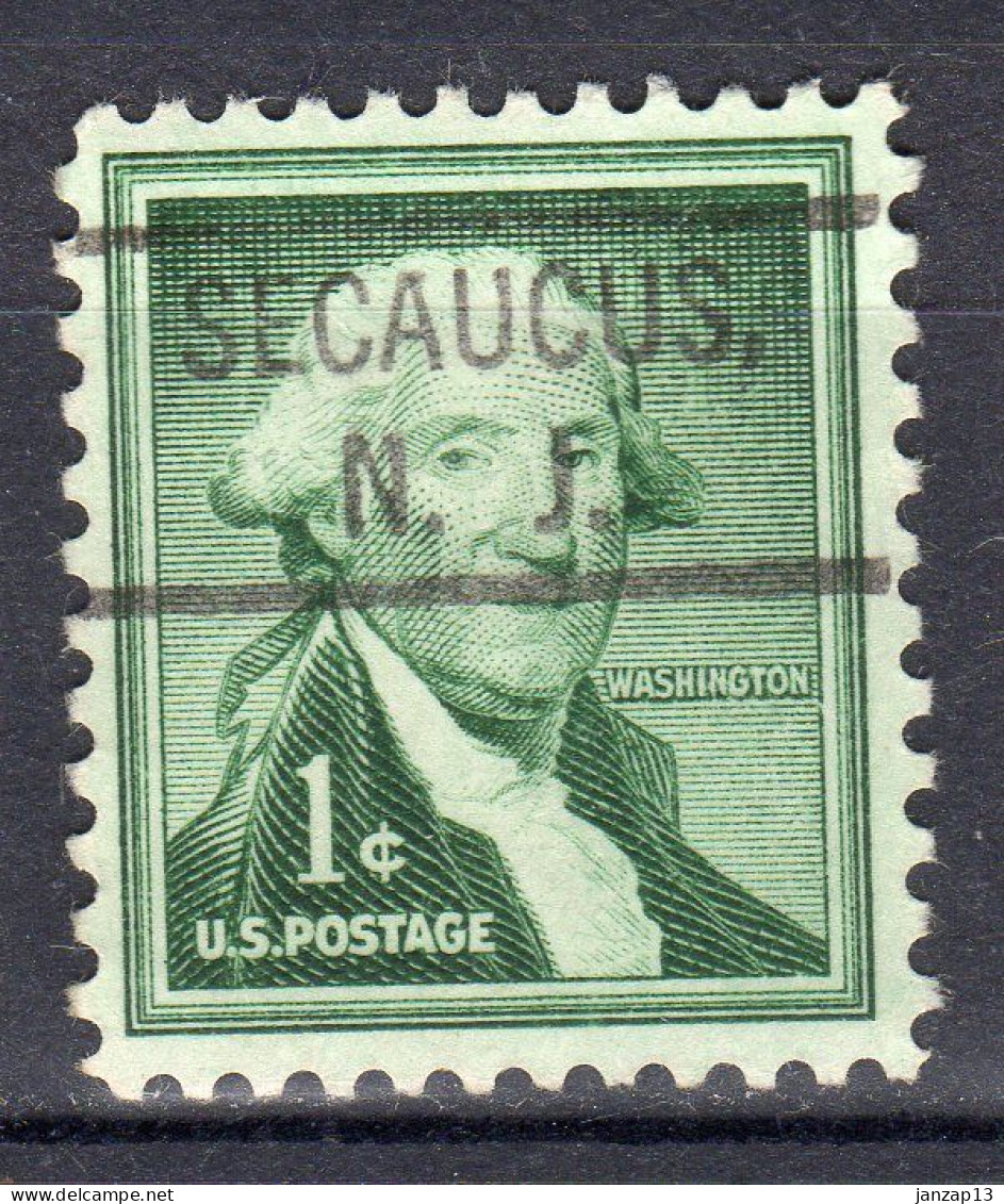 NJ-624; USA Precancel/Vorausentwertung/Preo; SECAUCUS (NJ), Type 804 - Vorausentwertungen