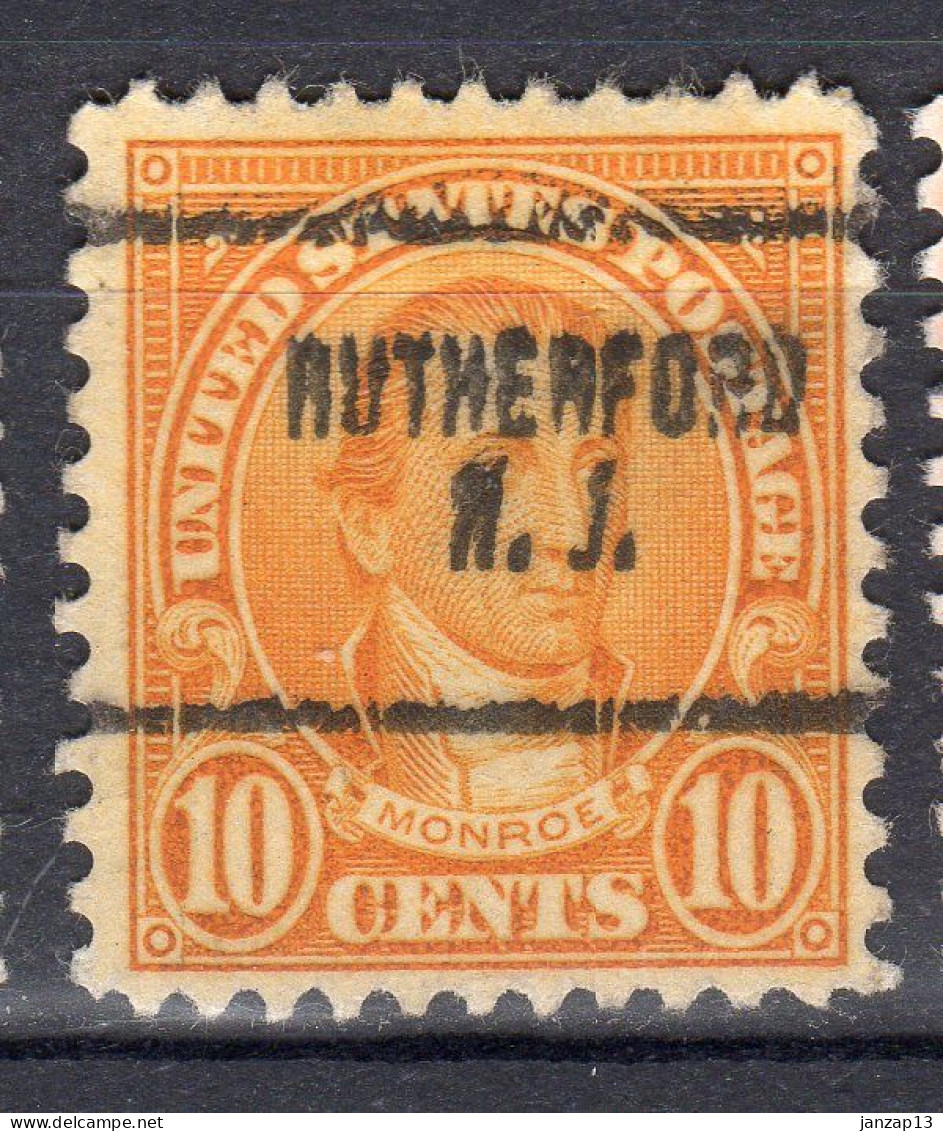 NJ-613; USA Precancel/Vorausentwertung/Preo; RUTHERFORD (NJ), Type 704 - Préoblitérés