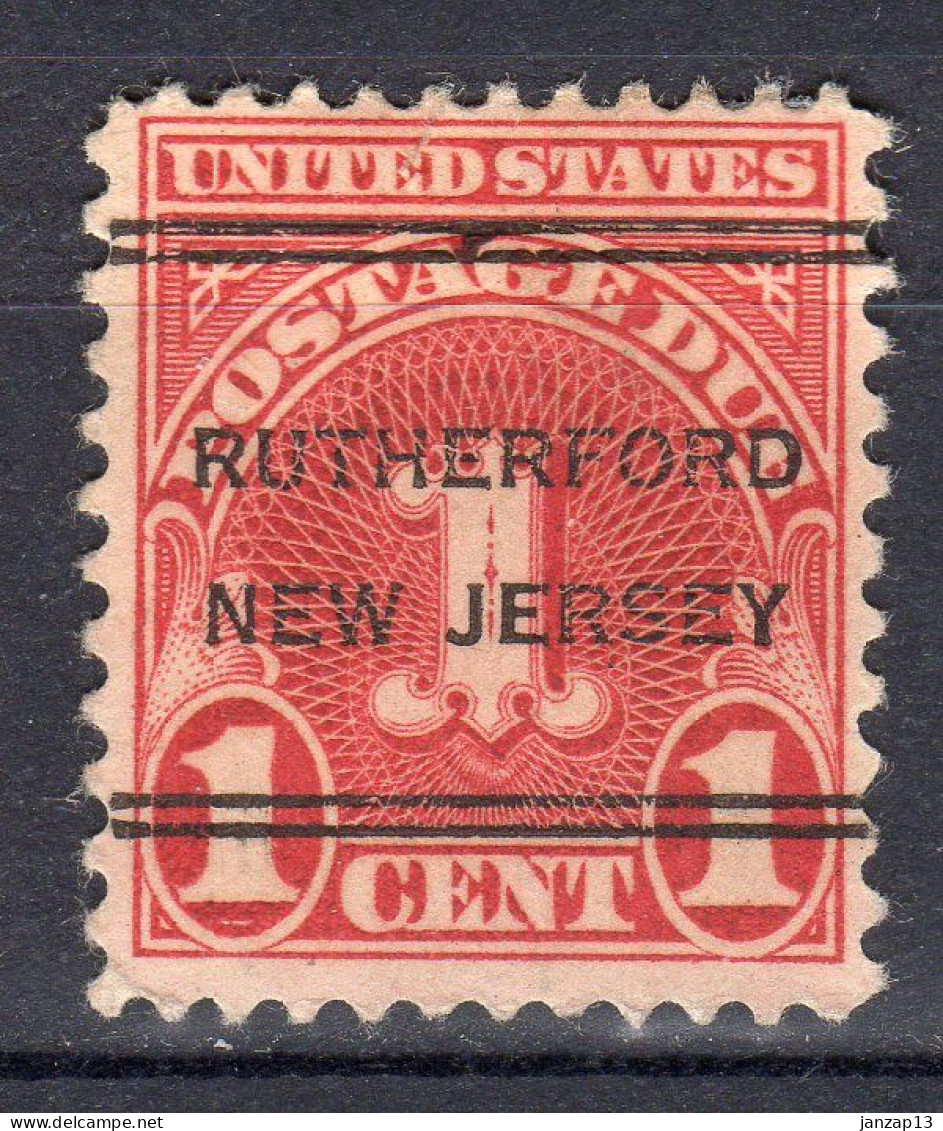 NJ-611; USA Precancel/Vorausentwertung/Preo; RUTHERFORD (NJ), Type 247 - Precancels