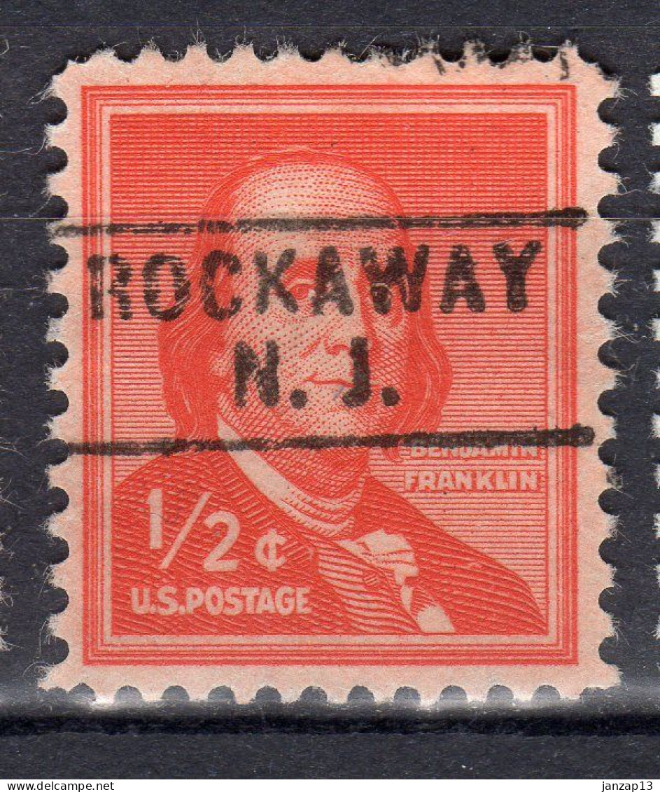 NJ-603; USA Precancel/Vorausentwertung/Preo; ROCKAWAY (NJ), Type 745 - Vorausentwertungen