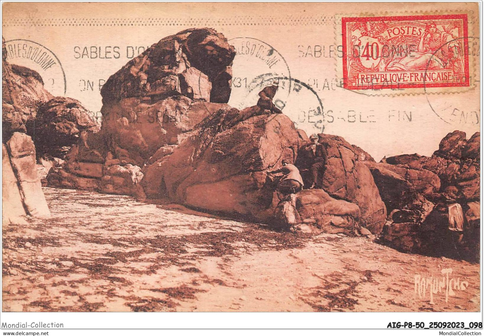 AIGP8-85-0838 - SABLES D'OLONNE - Rochers Du Puits D'enfer - Sables D'Olonne