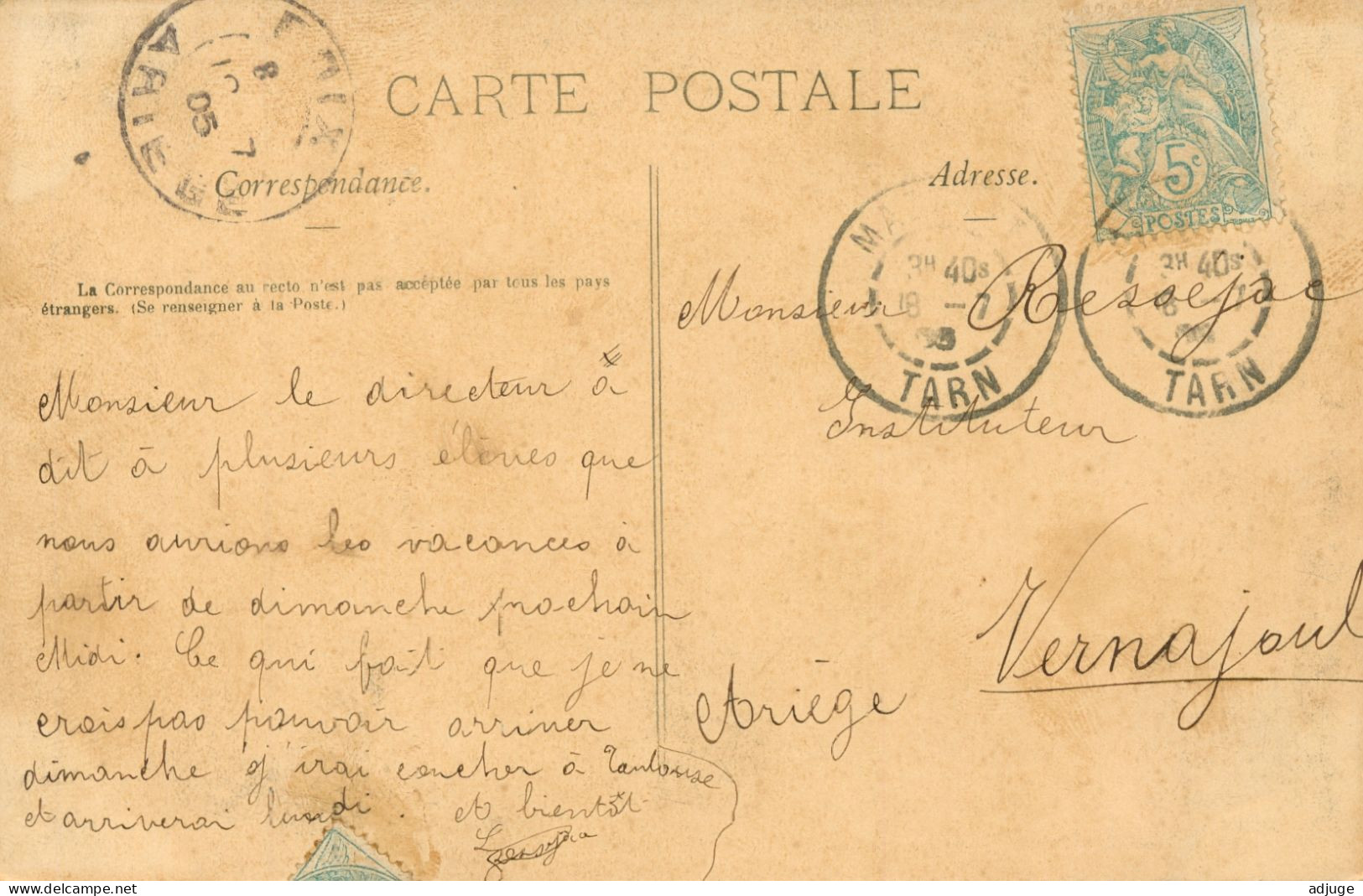 CPA- MAZAMET-"SOuvenir" Florilège De Cartes Postales Anciennes - Edit. GCM- TàD 1905- TBE - Mazamet