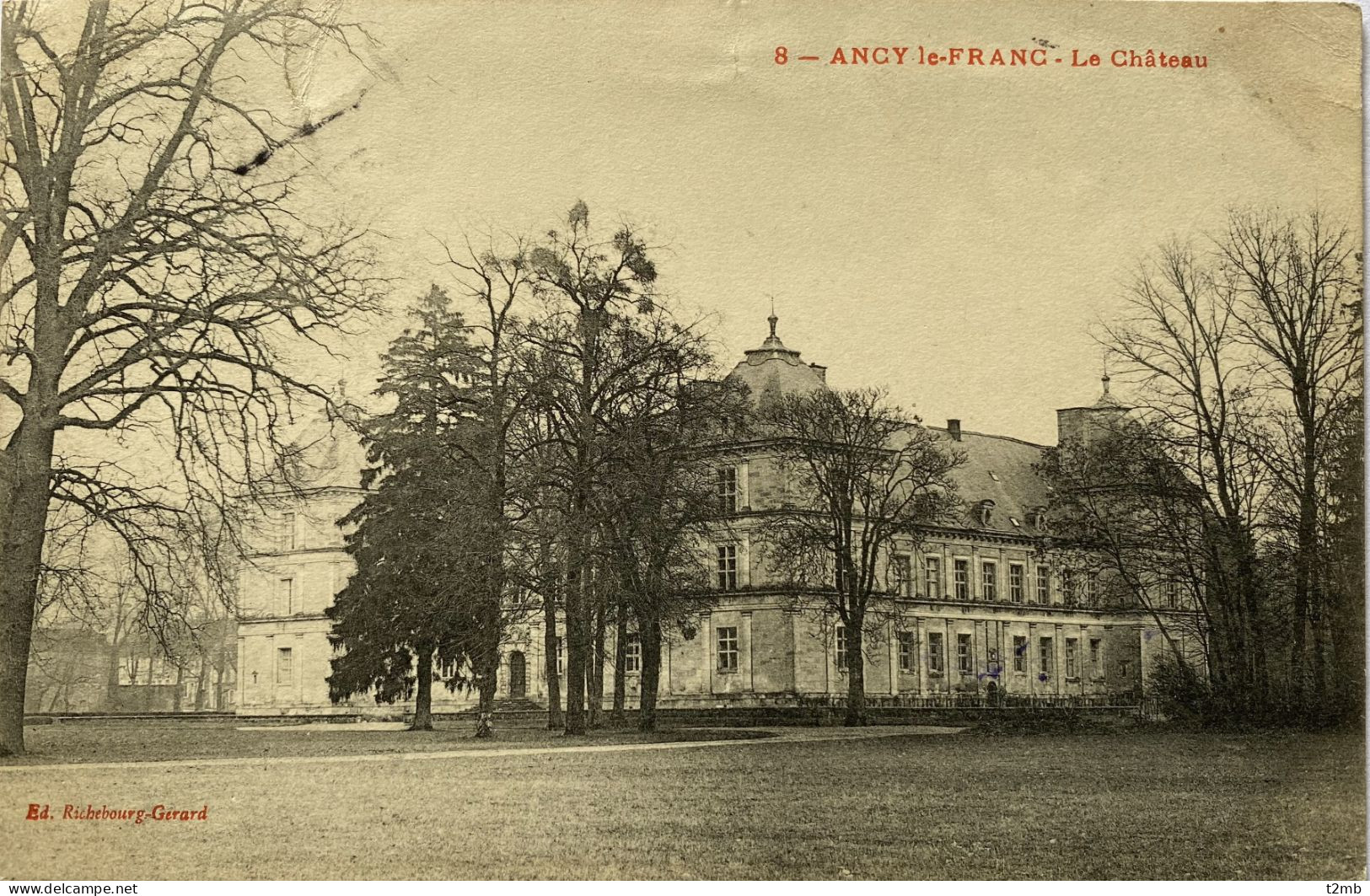 CPA ANCY LE FRANC (Yonne). Le Château (n°8) - Ancy Le Franc