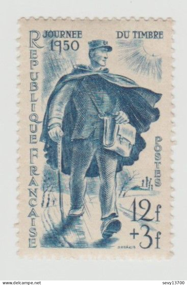 France YT N° 863 Journée Du Timbre Le Facteur Année 1950 - Unused Stamps