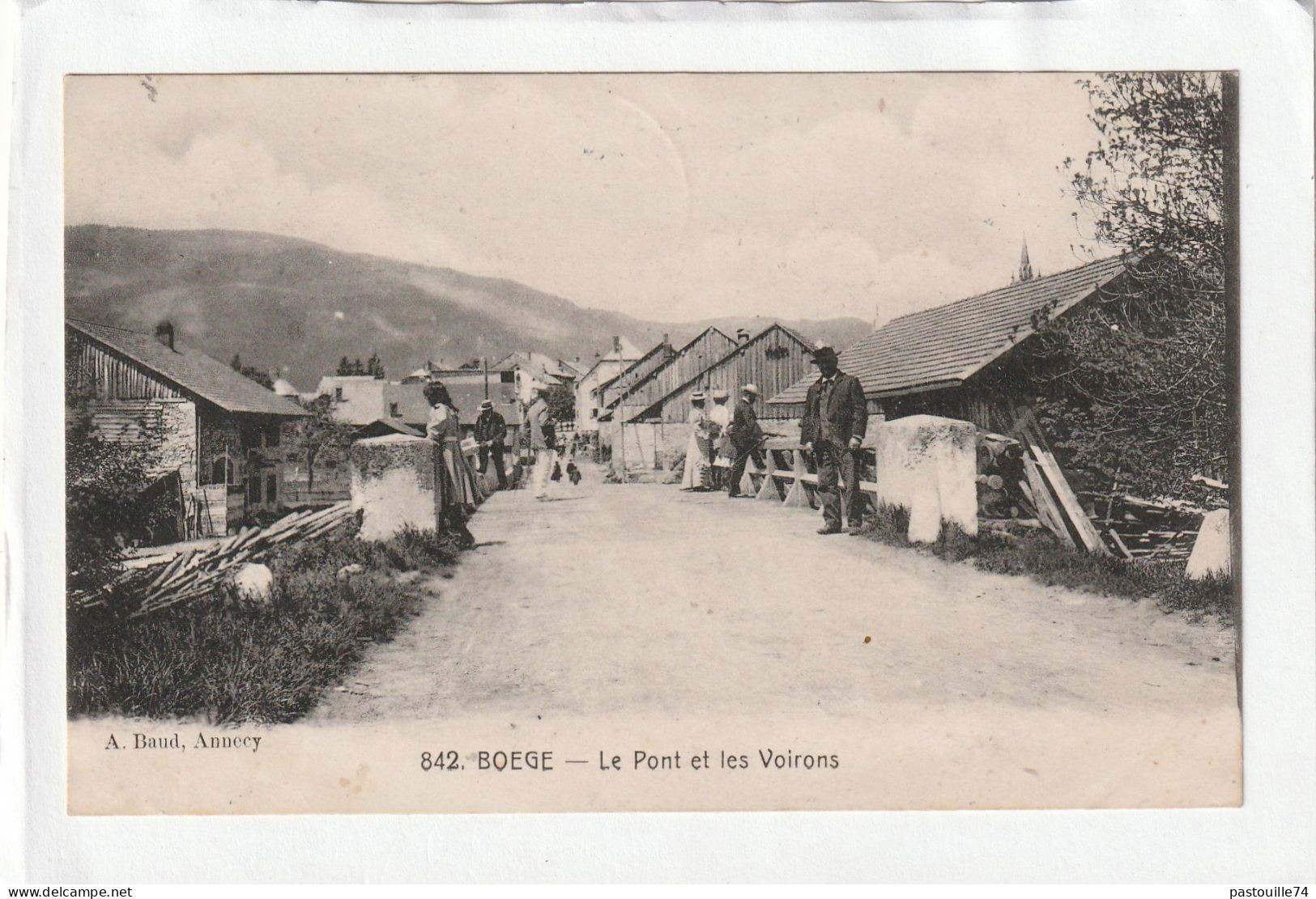 CPA :  14 X 9  -    BOËGE  -  Le Pont Et Les Voirons - Boëge