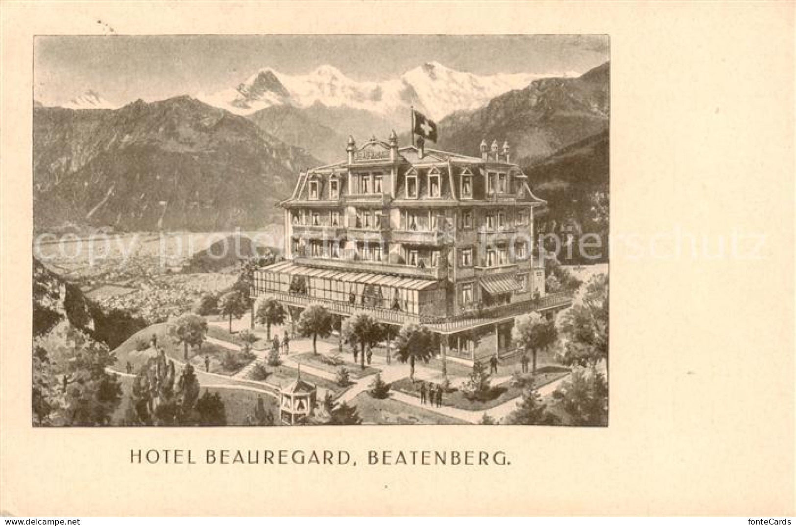 13789990 Beatenberg Thunersee BE Hotel Beauregard Aussenansicht  - Autres & Non Classés