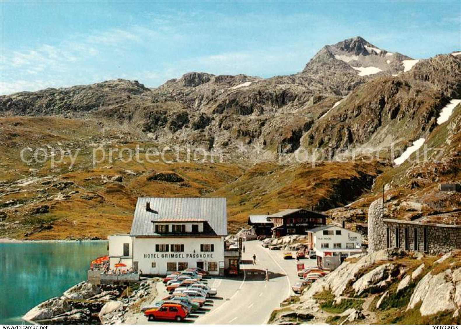 13789892 Grimsel Passhoehe Hotel Grimsel Passhoehe Mit Totensee Und Siedelhorn G - Autres & Non Classés