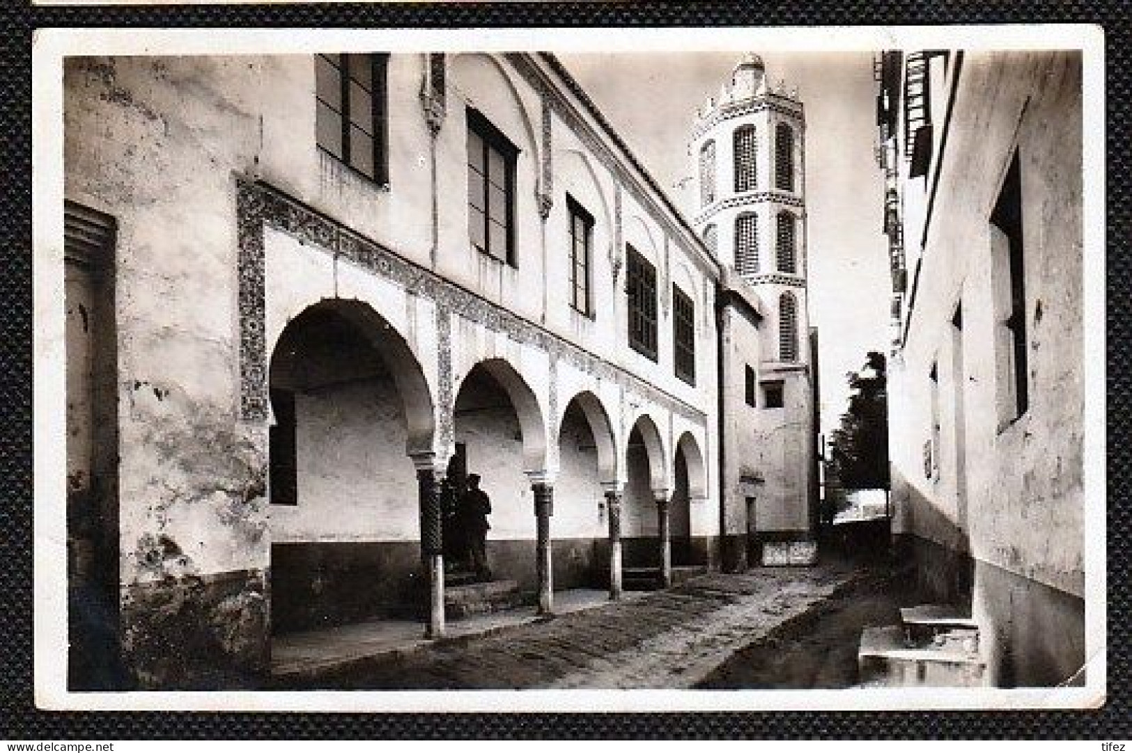 (34A)  Alger- Palais De La Casbah-  La Mosquée- Ecrite En 1937 - Algiers