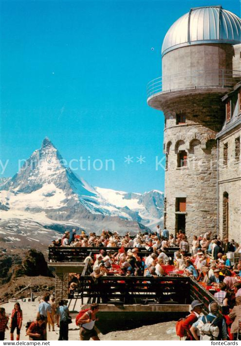 13789852 Gornergrat Zermatt VS Terrasse Matterhorn  - Autres & Non Classés