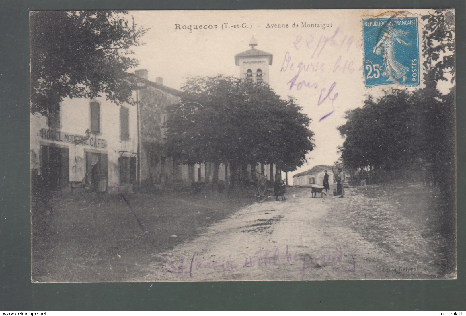 CP - 82 - Raquecor - Avenue De Montaigur - Autres & Non Classés