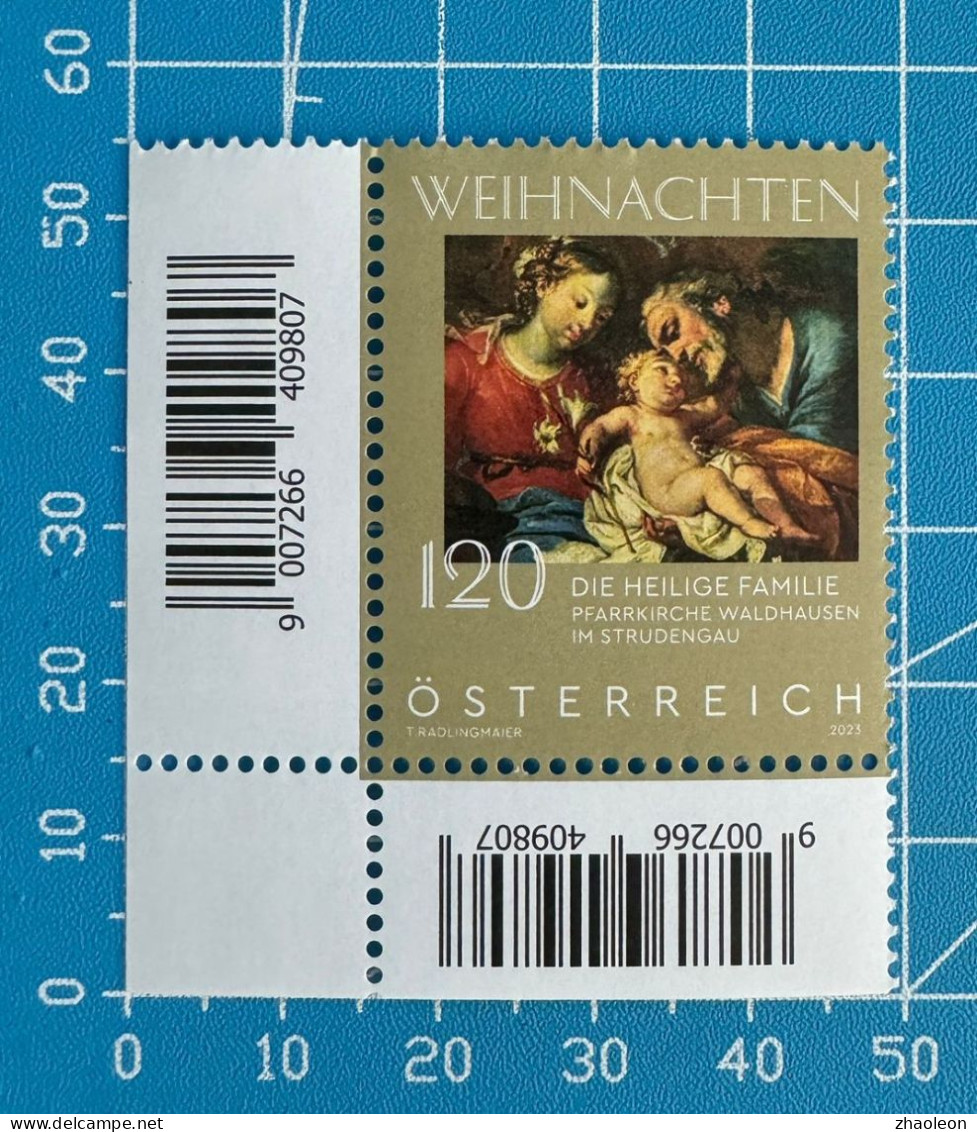 Weihnachten – Hl. Familie, Pfarrkirche Waldhausen Im Strudengau/ - Unused Stamps