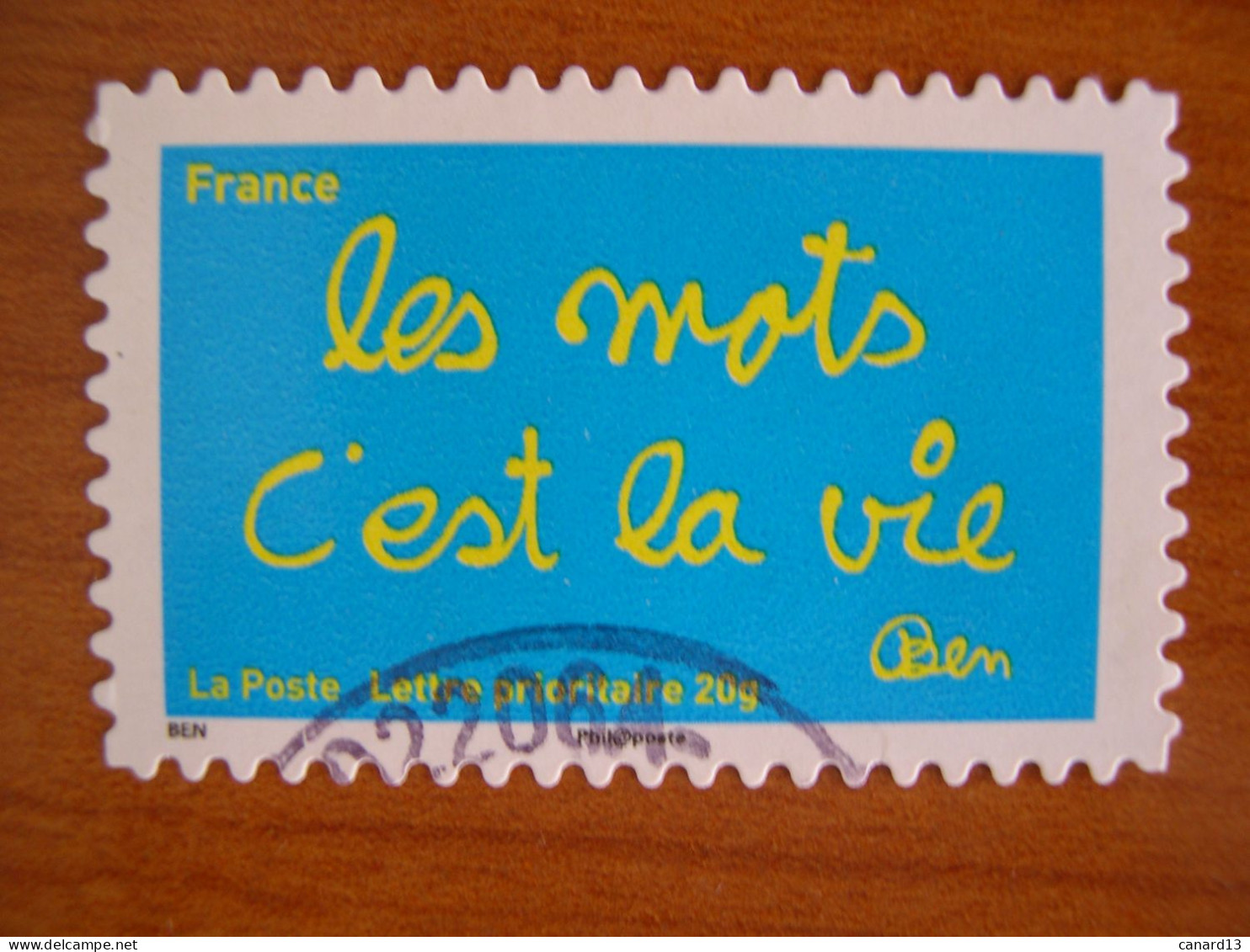 France Obl   N° 611  Cachet Rond Noir - Oblitérés