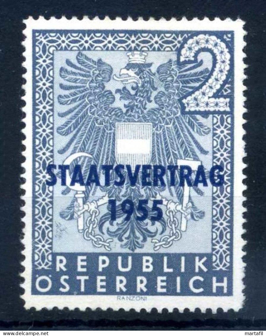 1955 AUSTRIA SET MNH ** 850 Firma Del Trattato Di Indipendenza - Neufs