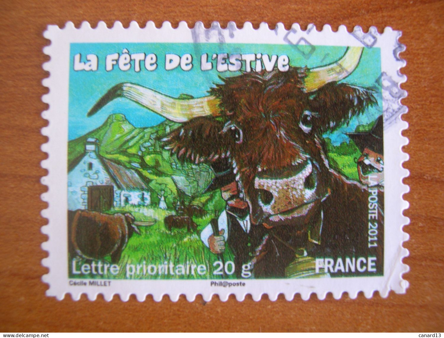 France Obl   N° 582  Cachet Rond Noir - Oblitérés