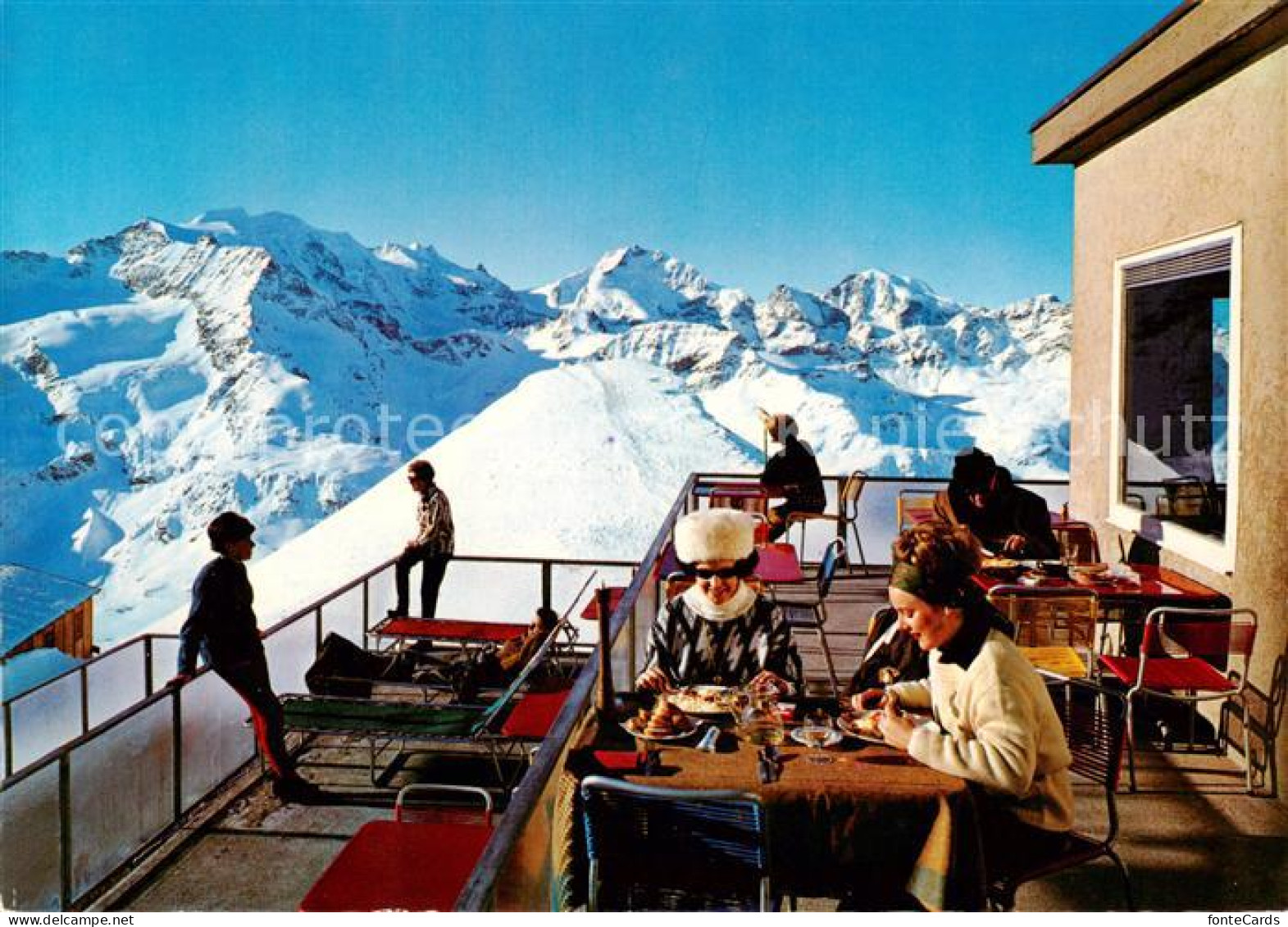 13788520 Pontresina Panorama Restaurant Piz Lagalb Sonnenterrasse Pontresina - Autres & Non Classés