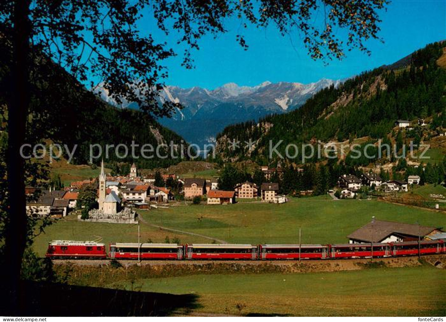 13786383 Berguen Bravuogn GR Bernina-Express Der Rhaetischen Bahn Berguen Bravuo - Autres & Non Classés
