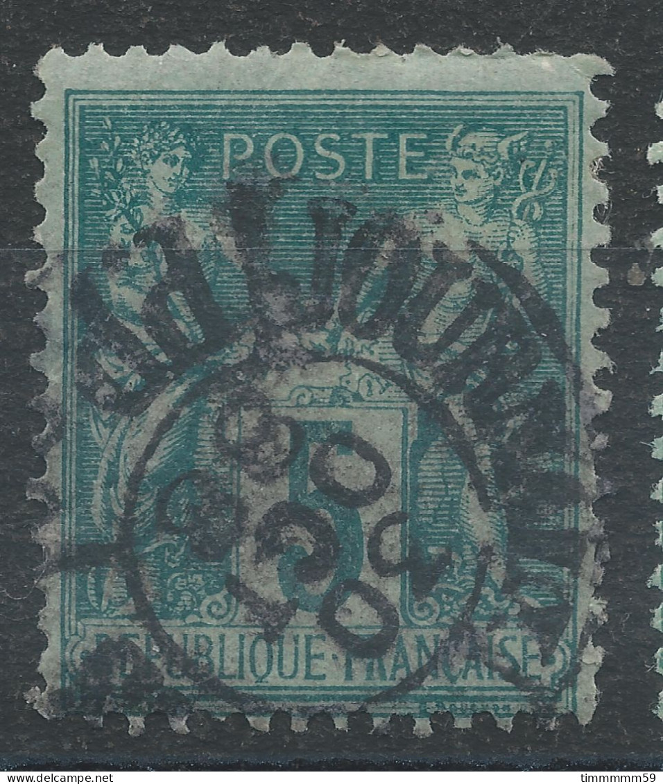 Lot N°82788   N°75, Oblitéré Cachet à Date Des JOURNAUX PARIS - 1876-1898 Sage (Tipo II)