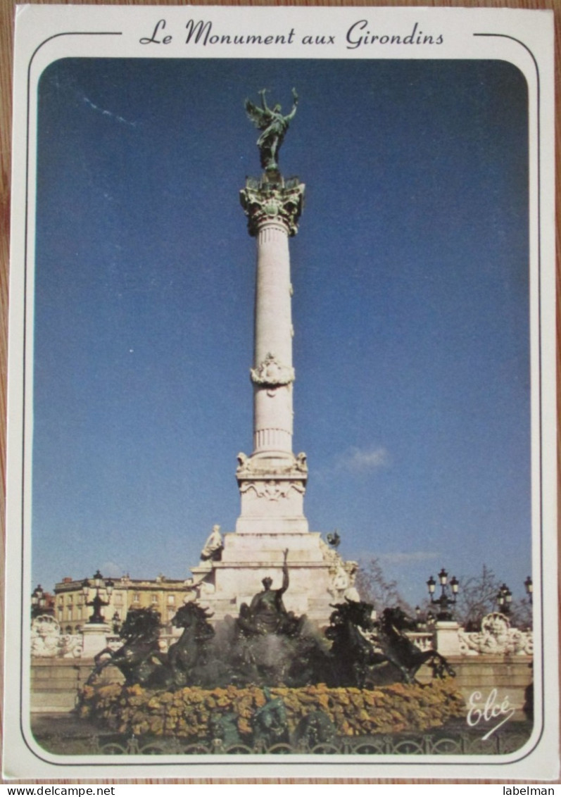 FRANCE BOURDEAUX GIRONDINS MONUMENT CITY KARTE CARD POSTKAART POSTCARD CARTE POSTALE POSTKARTE CARTOLINA ANSICHTSKARTE - Bressols