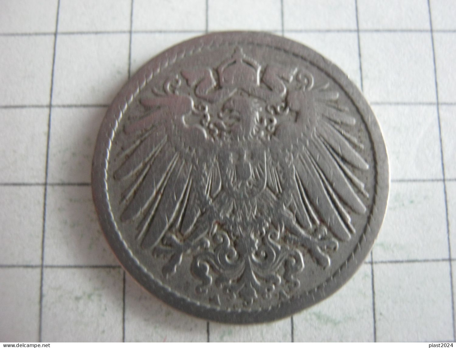 Germany 5 Pfennig 1899 A - 5 Pfennig