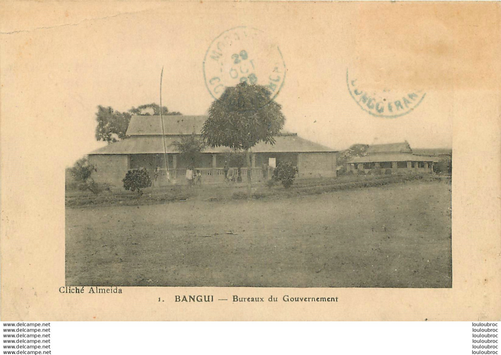 BANGUI BUREAUX DU GOUVERNEMENT  EDITION ALMEIDA - Repubblica Centroafricana