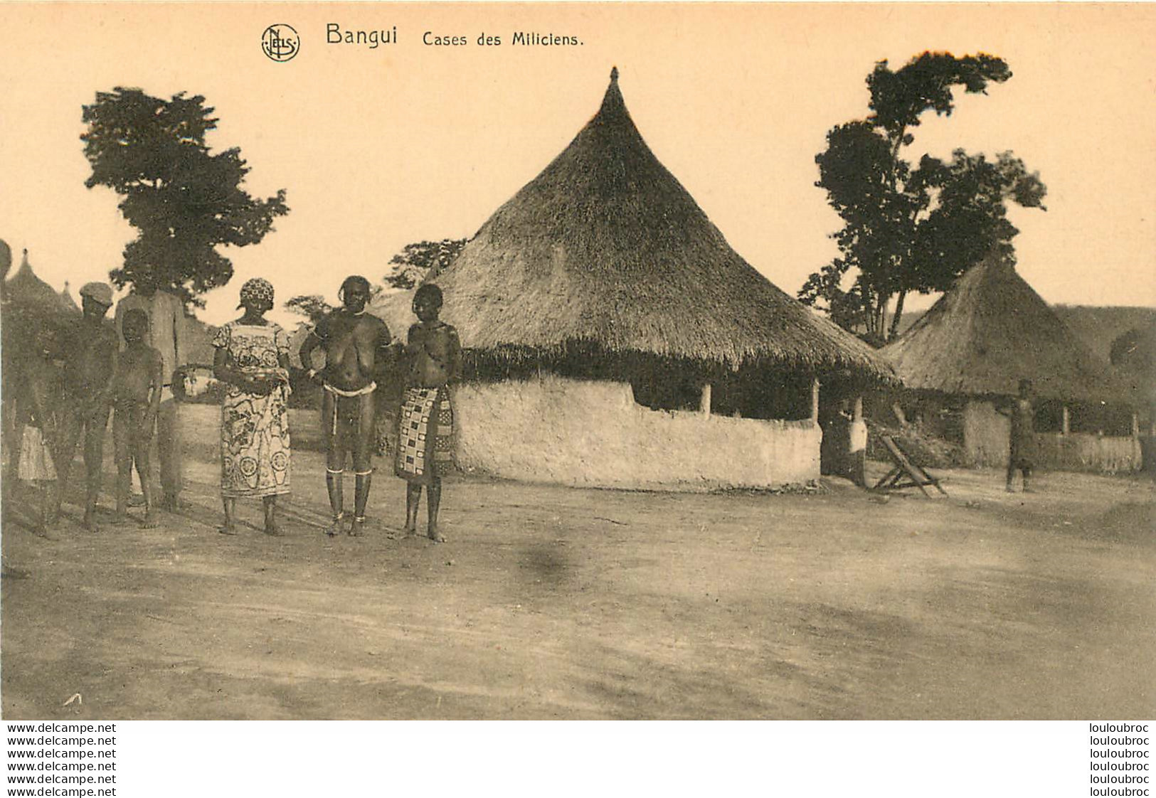 BANGUI  CASES DES MILICIENS EDITION NELS - Centrafricaine (République)