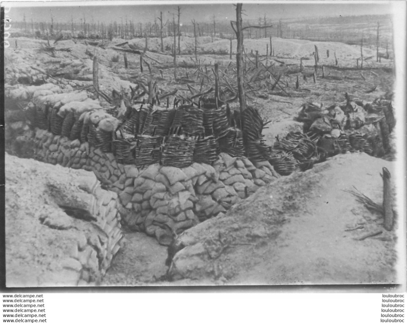 TRANCHEE PREMIERE GUERRE WW1 PHOTO ORIGINALE 18 X 13 CM R1 - War, Military