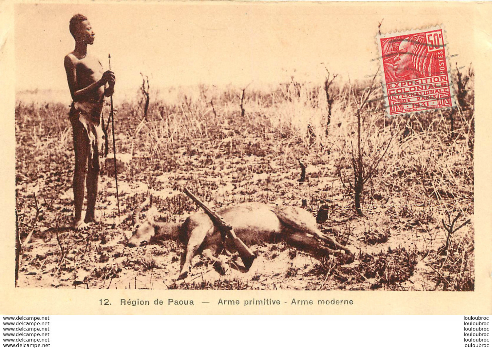 REGION DE PAOUA ARME PRIMITIVE ET ARME MODERNE - Repubblica Centroafricana